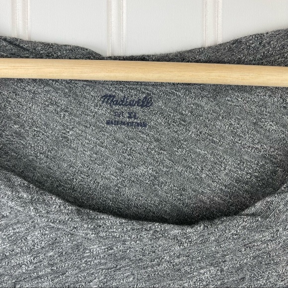 Madewell Whisper Cotton Gray Heathered Muscle Tank Top Size XL - Picture 6 of 10